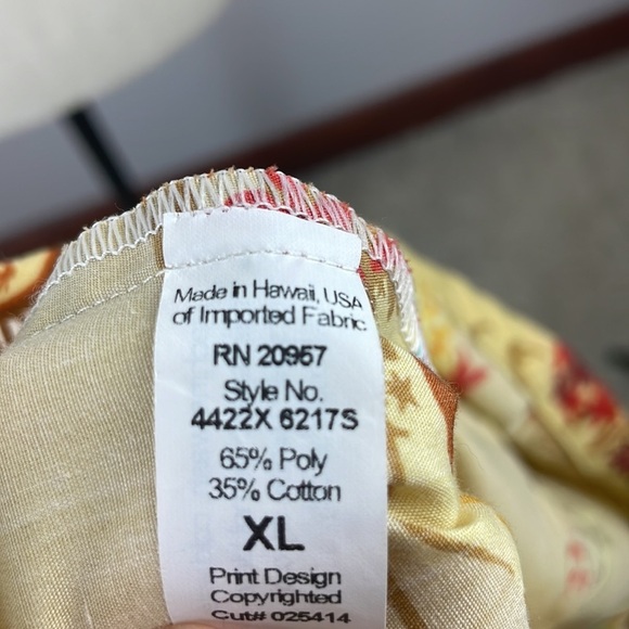 Tori Richard Honolulu Kona Brewing Co Hawaii Womens Shirt SZ XL Made in USA - Picture 11 of 11